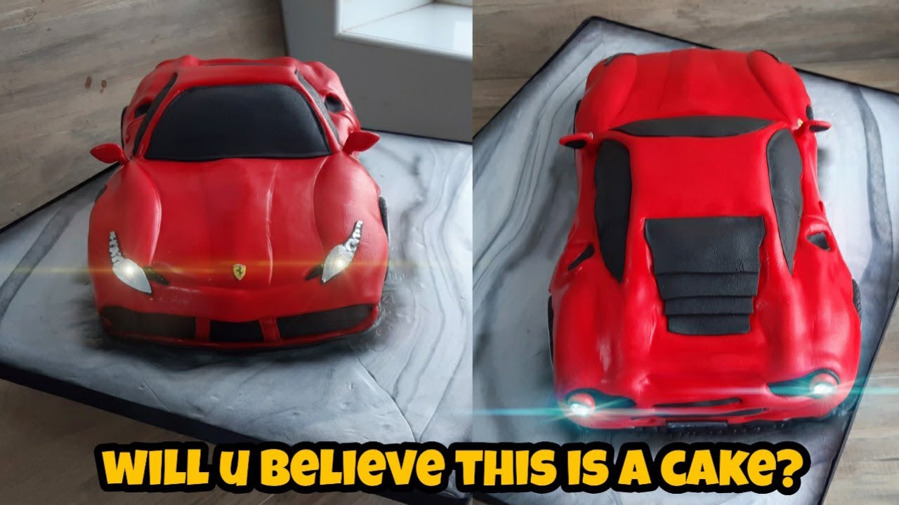 How to make Ferrari Cake/Beginners Tutorial/Daily Cake TV