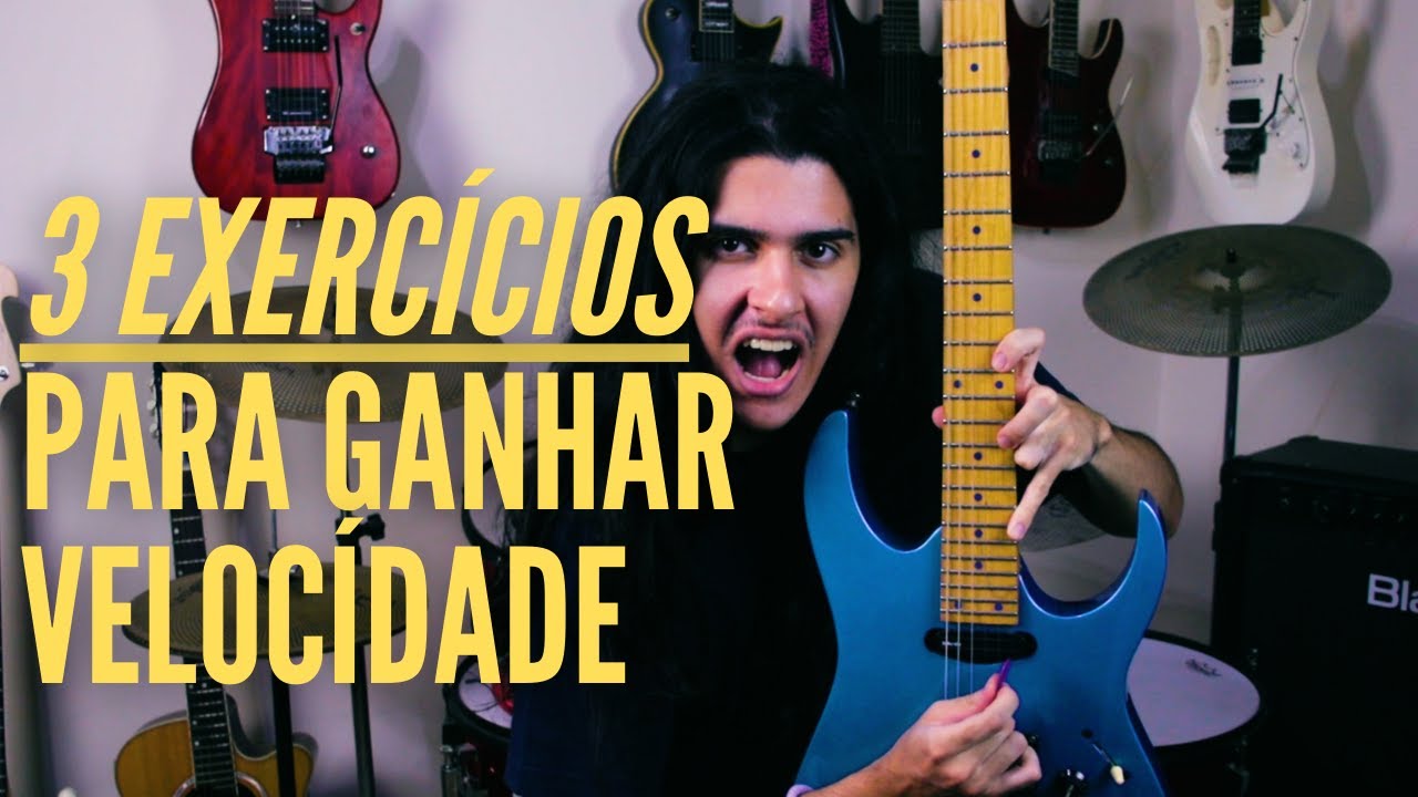3 Exercícios Para Ganhar Velocidade na Guitarra | GUBA Oliveira