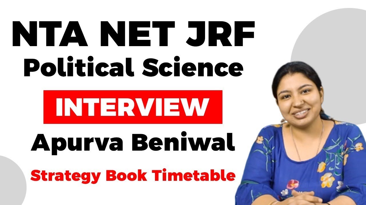 NTA NET JRF Political Science cleared by Apurva - Strategy for Paper 1 and Paper 2 UGC NET #UGCNET