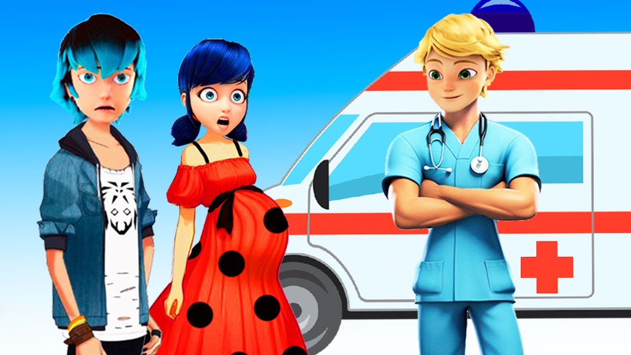 Miraculous ladybug and Cat Noir Luka rushing to the hospital love story pregnant baby New Episode
