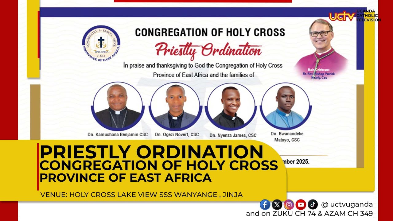 Priestly Ordination 2025 | Congregation of Holy Cross Province of East Africa | 14th September 2025
