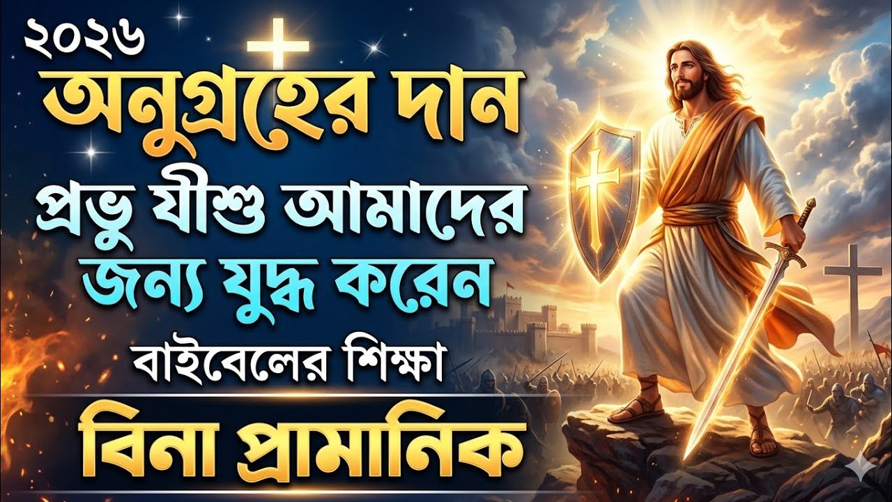2026 সাল অনুগ্ৰহের দান// প্রভু যীশু আমাদের জন্য যুদ্ধ করেন।#ঈশ্বরেরমন্ডলীবাক্যেরভিডিও #ঈশ্বরেরমন্ডলী