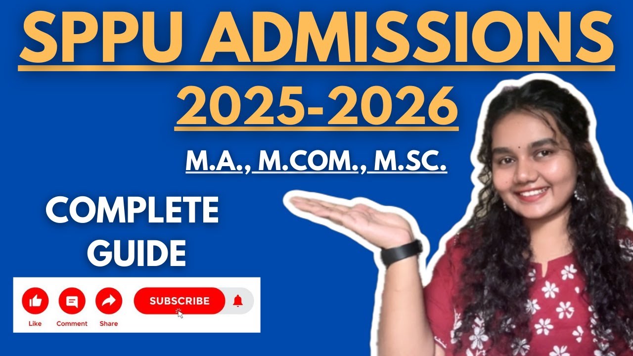 SPPU Admissions 2025-2026 | Savitribai Phule Pune University #sppu #highereducation #2025