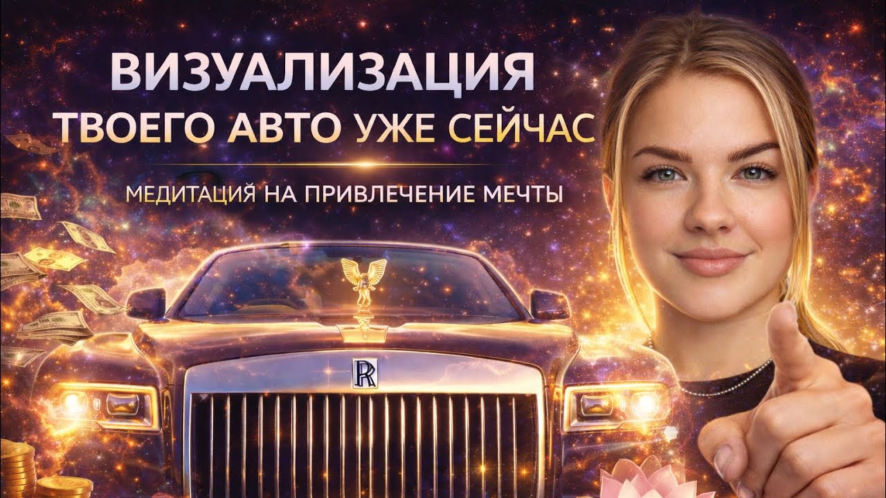 МОЩНАЯ ГИПНОПРАКТИКА НА МАШИНУ МЕЧТЫ | ГИПНОВИЗУАЛИЗАЦИЯ | ГИПНОЗ, КОТОРЫЙ РАБОТАЕТ | МЕДИТАЦИЯ 