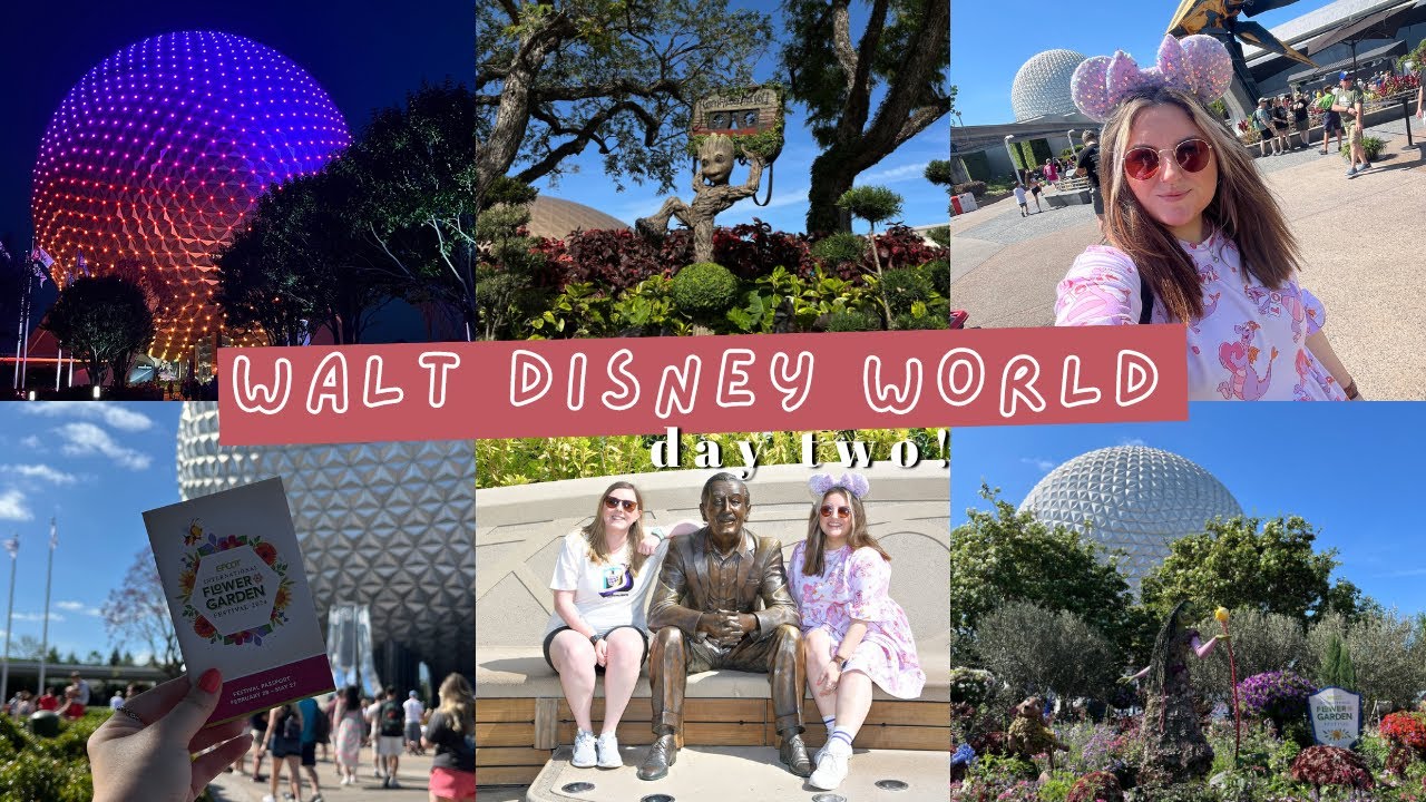 WALT DISNEY WORLD, FLORIDA VLOG | DAY TWO AT EPCOT, APRIL 2024 🌐🥂💫