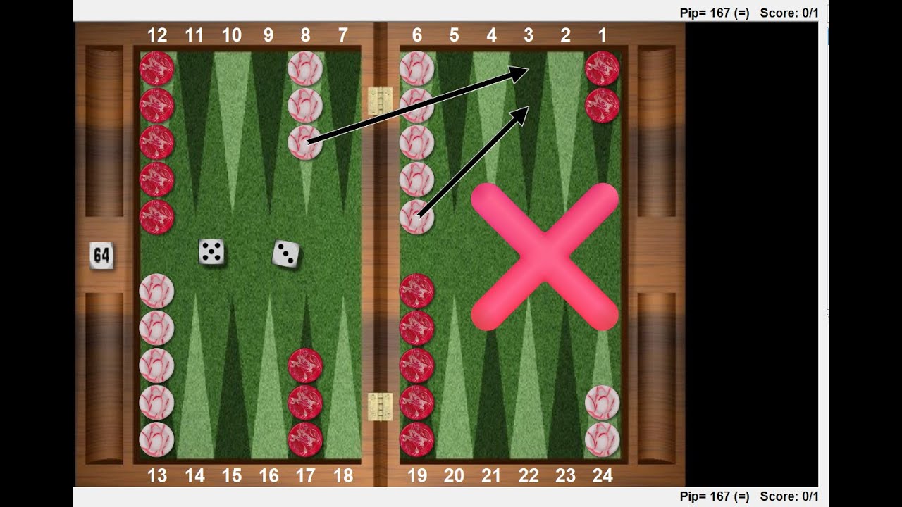 Do not make the 3pt as an opening Backgammon move !
