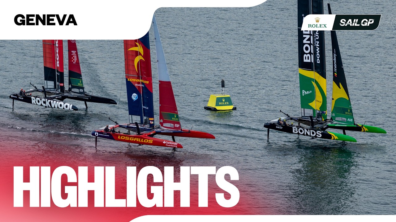 Najciekawsze momenty weekendu | Rolex Switzerland Sail Grand Prix | Genewa 🇨🇭