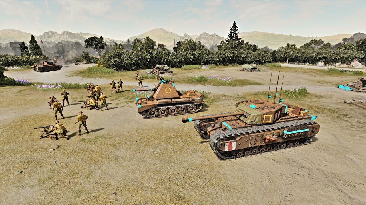 Massive Confrontation! British Army vs. Germany Wehrmacht - COMPANY OF HEROES 3 GAMEPLAY! COH3