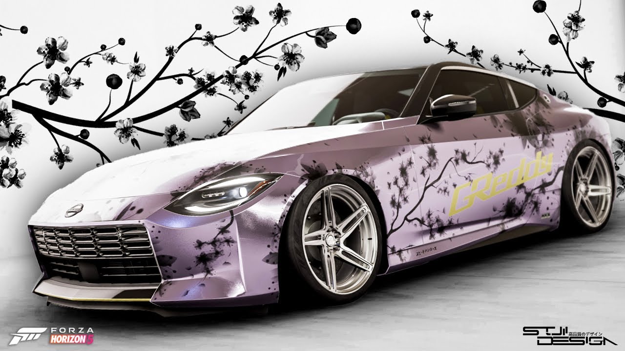 Nissan Z Cherry Blossom Livery - Forza Horizon 5 Design | Speedart