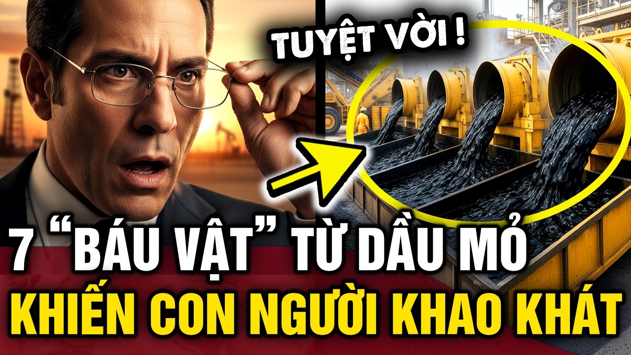Khám phá 7 BÁU VẬT tạo ra từ dầu mỏ, khiến nó bị cả thế giới KHÁT KHAO săn lùng | Tin 3 Phút Bí Ẩn