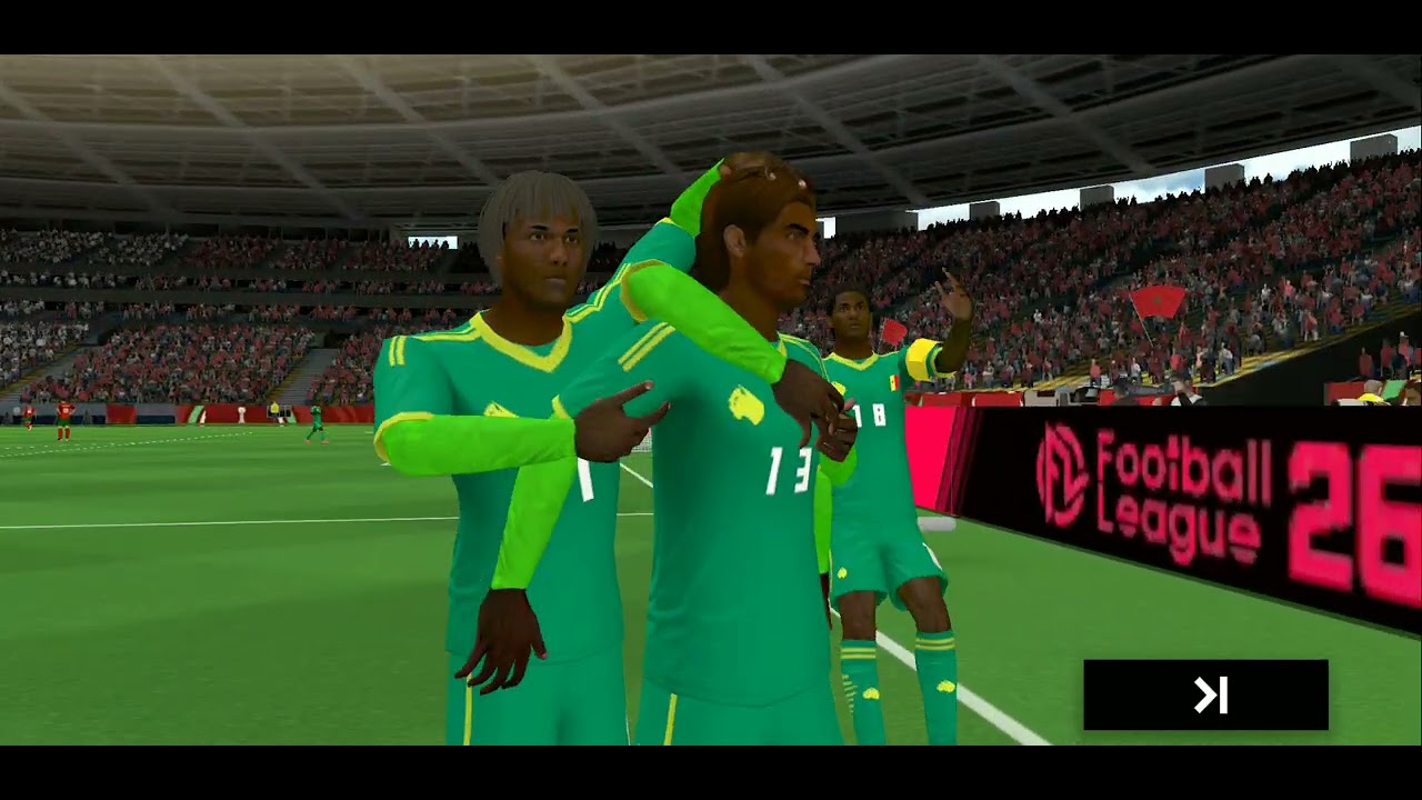 Football League 2026 AFCON Cup (Semi-final): Senegal 🇸🇳 - Morocco🇲🇦 #football #gaming 