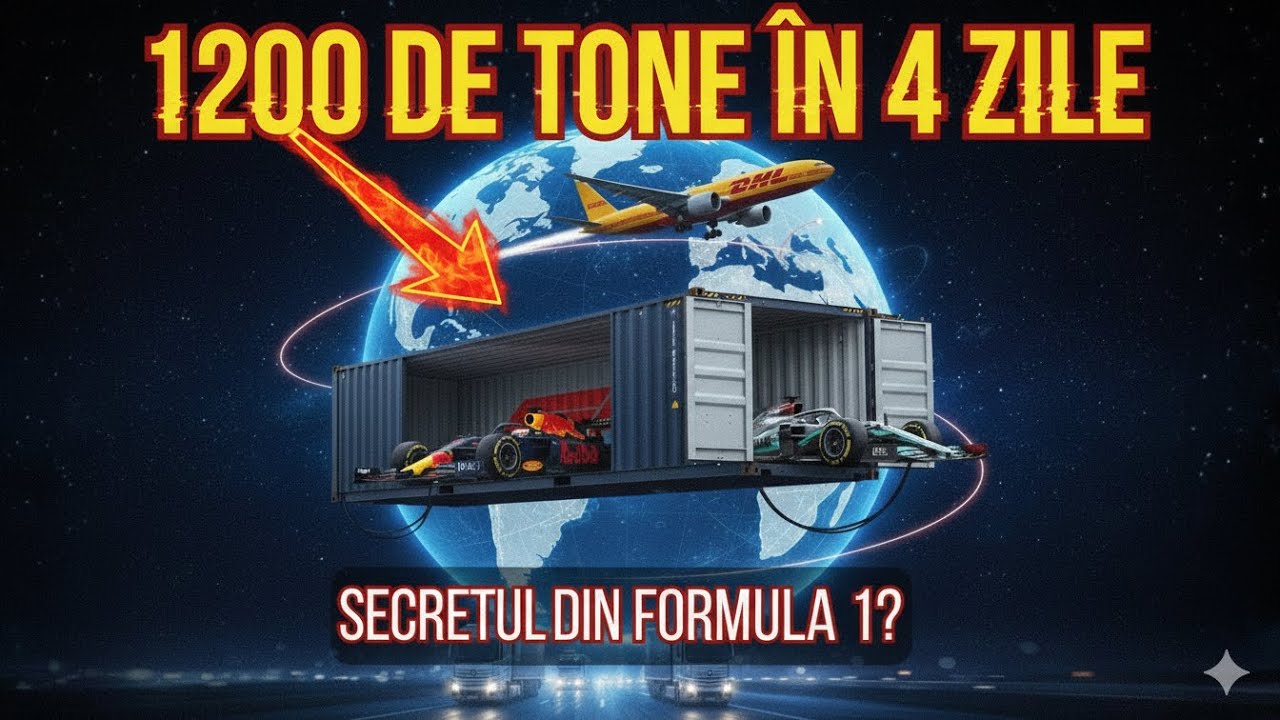 Cum muți 1200 de tone în 4 zile?! Secretul din Formula 1!