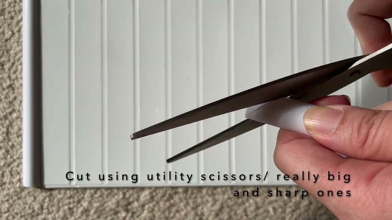 Stick On Luxury's tile edge trim installation