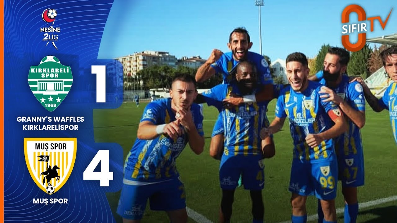 Granny's Waffles Kırklarelispor - Muş Spor Kulübü (1-4) | Maç Özeti