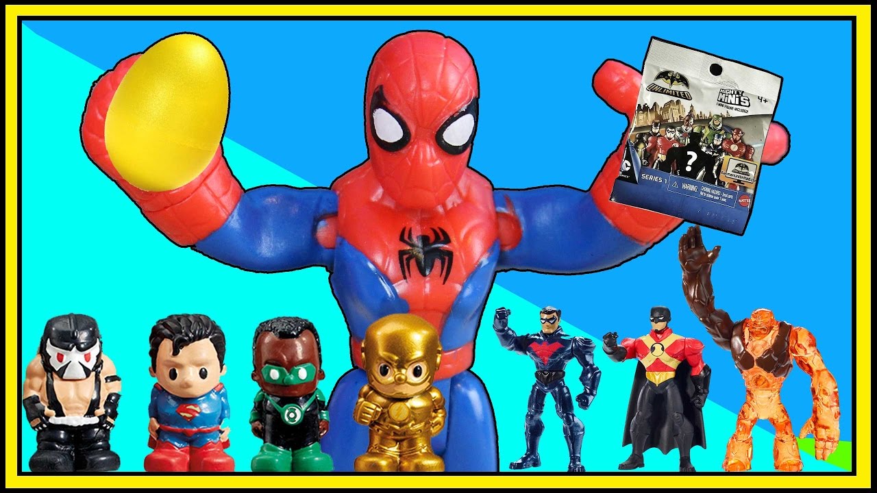 TREASURE HUNT #2!  Batman Unlimited Micro Minis Series 3 blind bag codes & Marvel Ooshies Toys