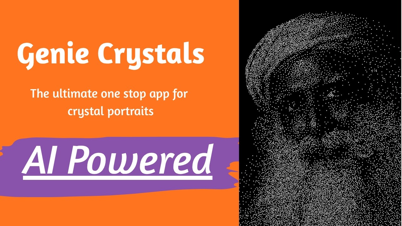 GENIE CRYSTALS - Генератор шаблонов портретов с кристаллами на основе искусственного интеллекта |...