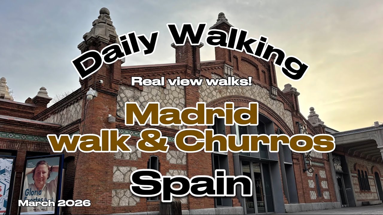 Daily #walking : Madrid walk & churros #citywalk #walkingtour #spain 