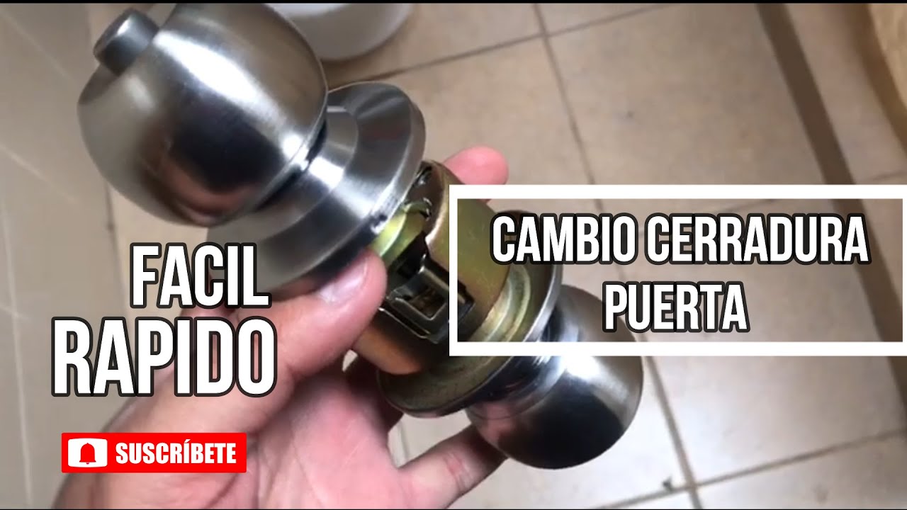 CAMBIA CHAPA DE BAÑO (FACIL Y RAPIDO) 5 min #casa #hogar