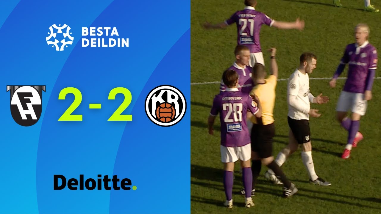 FH 2-2 KR | FH og KR skilja jöfn í fjörugum leik í Kaplakrika | 2025