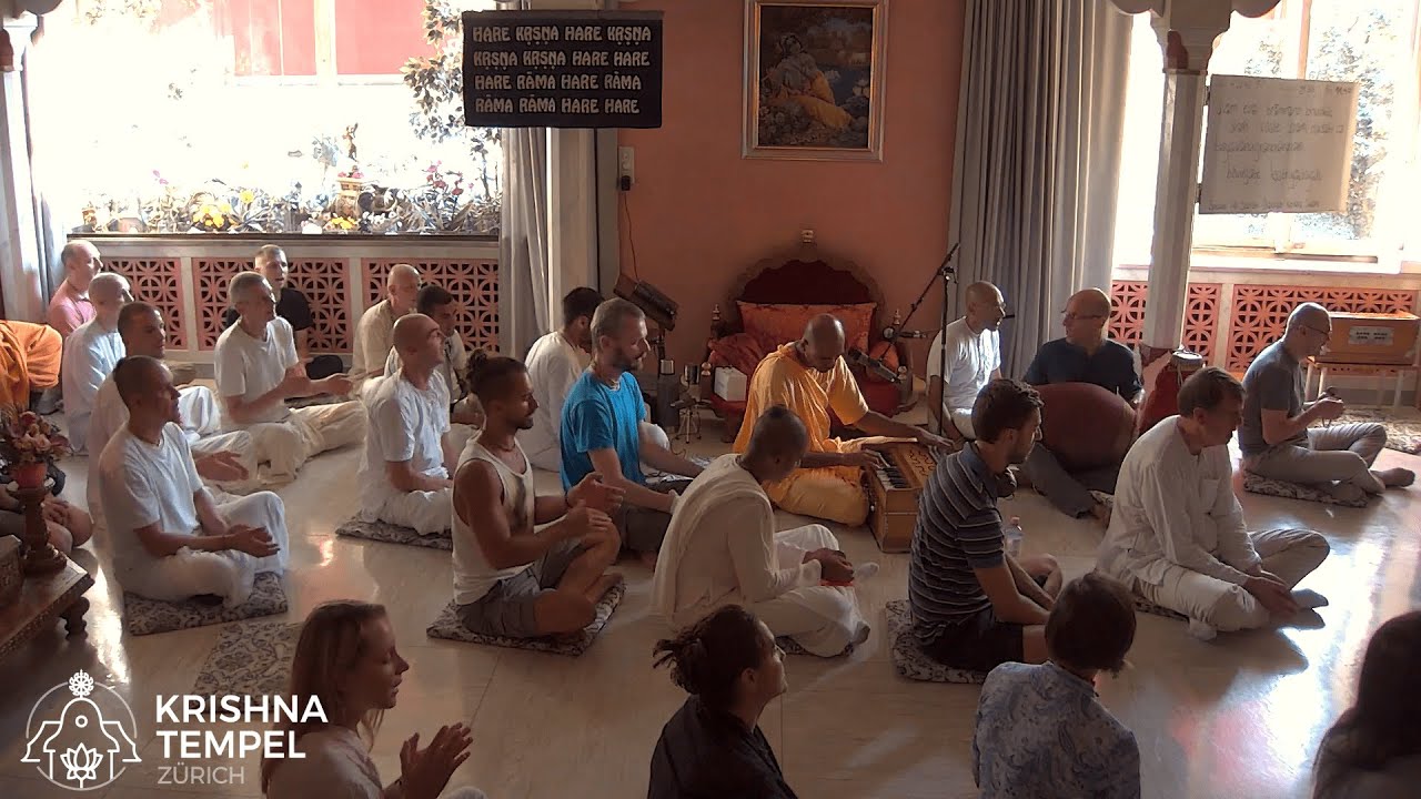 Evening Program with HH Sacinandana Swami and HH Svayam Bhagavan Keshava Swami