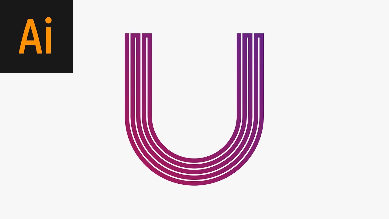 Design a Monogram Logo Illustrator Tutorial