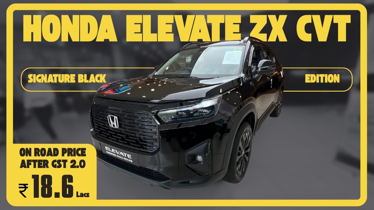 2025 Honda ELEVATE ZX CVT Black Edition &spades;️ Full Walk Around & Features Explained #Honda