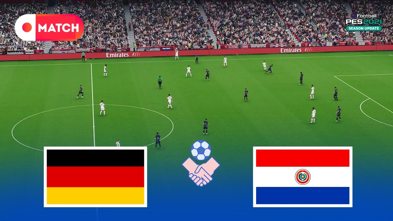 Germany vs Paraguay | World Cup 2026 Full Gameplay Simulation | eFootball PES 2021