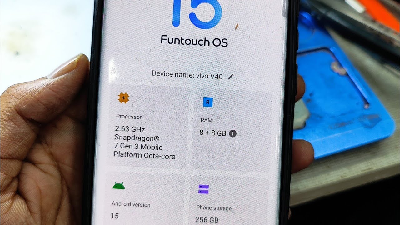 ✅ Vivo V40 | Android 15 FRP Successfully RemovedAdvanced CPU Drill + ISP Method used for safe 