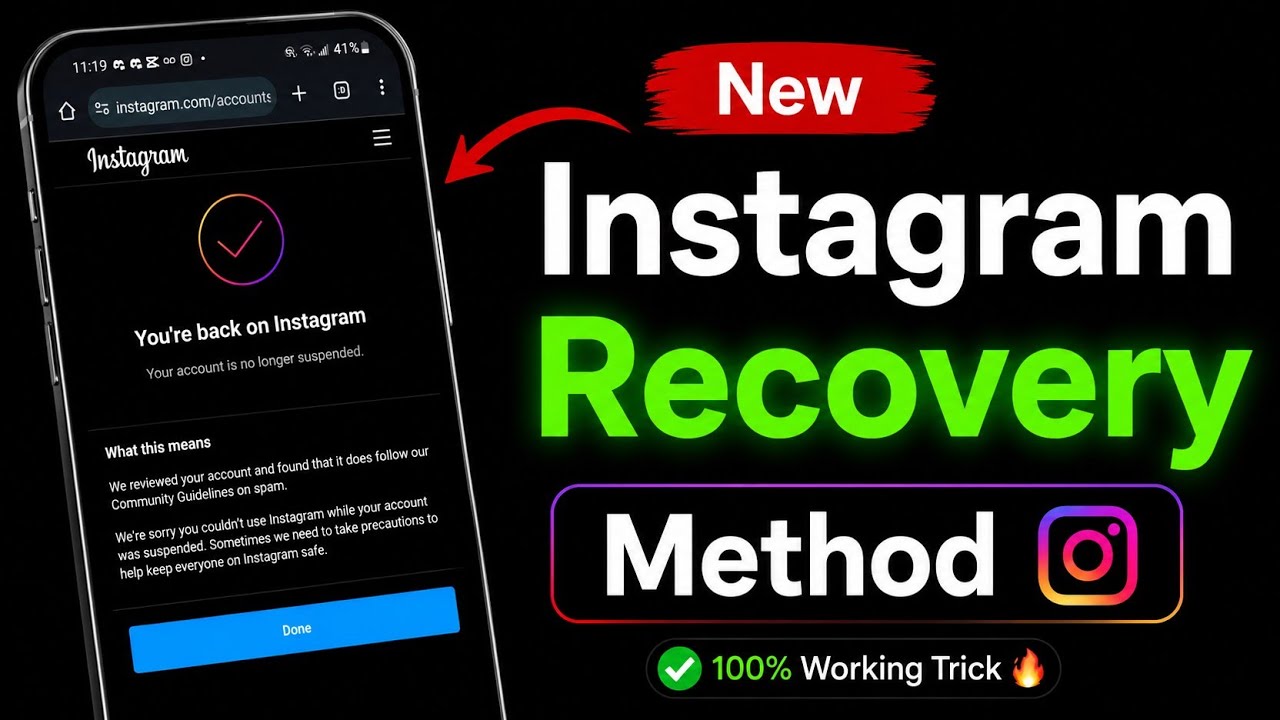 🚨 Instagram Account Disabled? Fill Out This Form and Get Your Account Back! | Recover Disabled Ac...