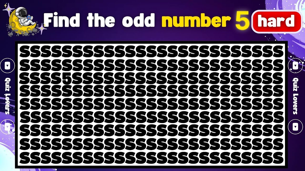 Find the ODD One Out 🤯 | Number & Letter Quiz Challenge 2025