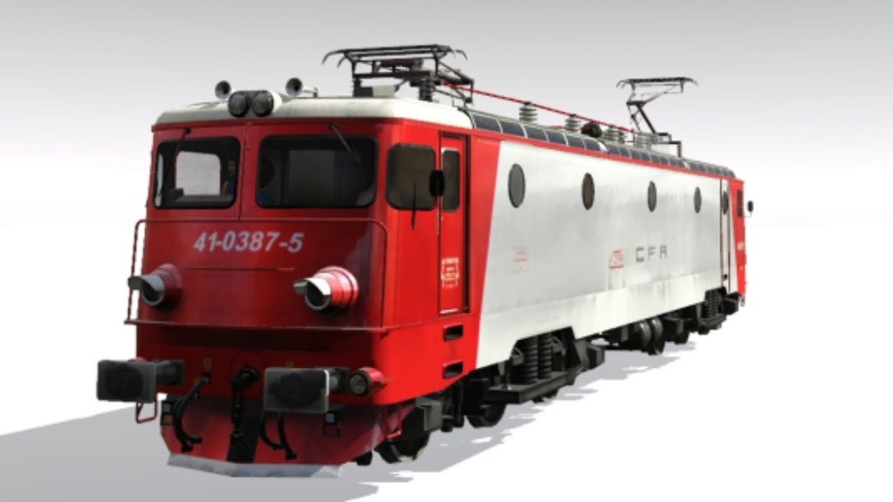 (My 1st Romanian Trainz review) Trainz 3 review: CFR Călătorii LE5100 41 Red & White