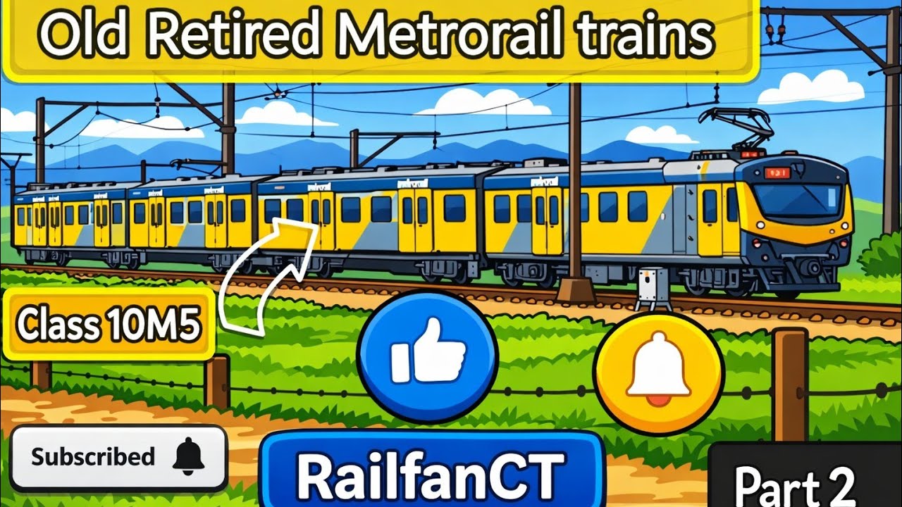 Old Retired Metrorail trains(Pt 2)