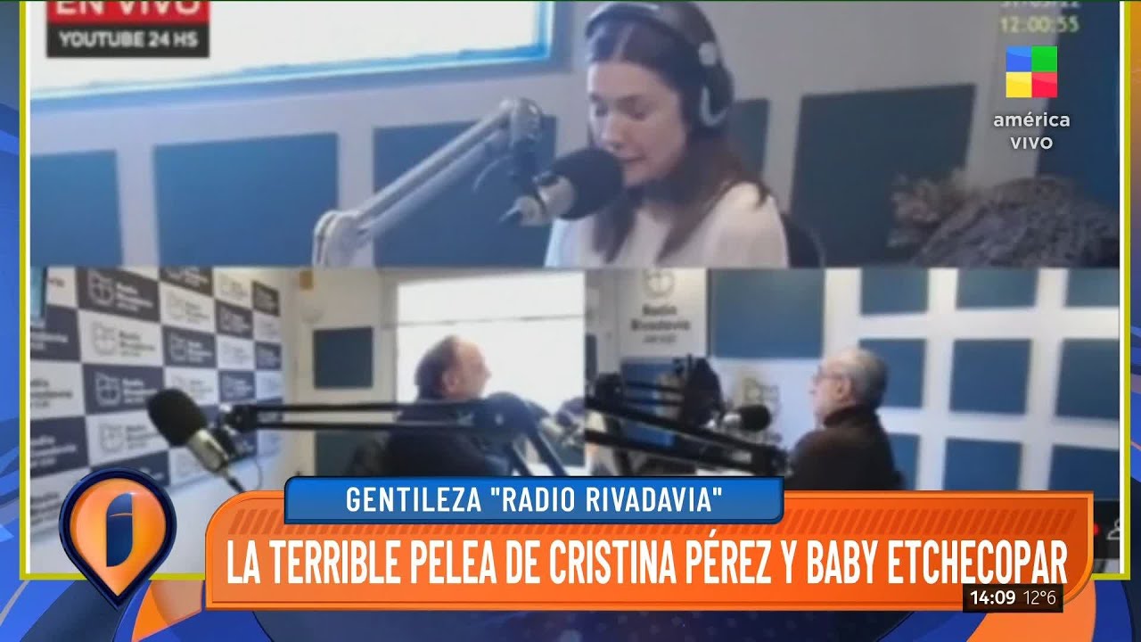 La terrible pelea de Cristina Pérez y Baby Etchecopar en la radio