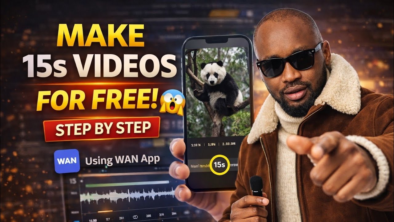 Yadda ake amfani da wan app don hada 15s AI videos kyauta.