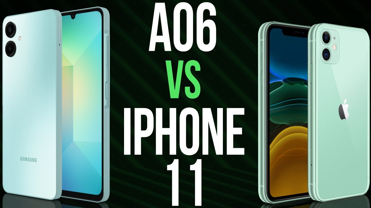 A06 vs iPhone 11 (Comparativo & Preços)