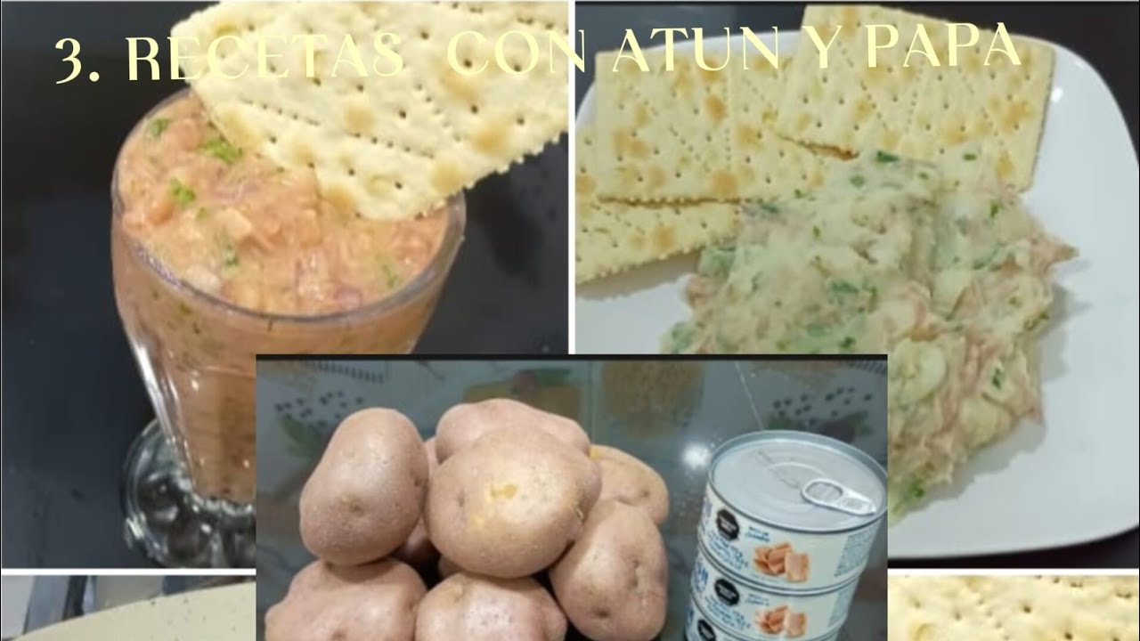 👉3RECETAS  Facil  Sencillas  Y  Económicas De ATUN Y PAPA  que les va a ENCANTAR 🇨🇴✌️