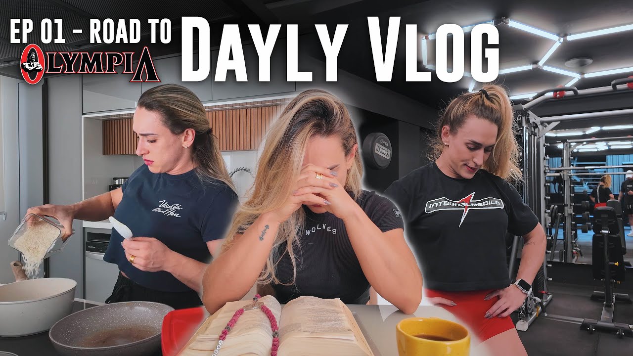 DAILY VLOG | ROTINA, LPF, CARDIO, REFEIÇÕES E TREINO - EP 01 ROAD TO OLYMPIA