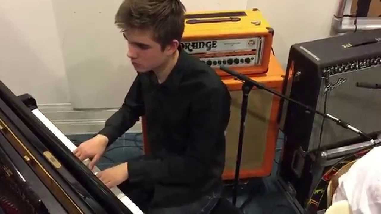 Delft Junior Big Band in de studio