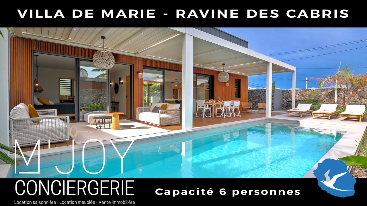 🌈 Location Saisonni&egrave;re [Saint-Pierre 97410] |  Villa de Marie | M'joy Conciergerie