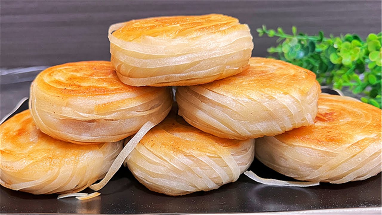 香酥肉饼这样做太好吃了了，全程小技巧，酥的掉渣香得流油，特香|Chinese food