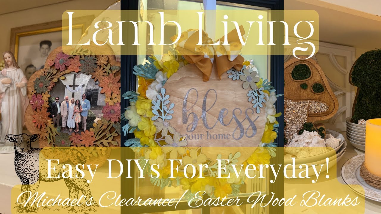Wood DIYs for Everyday Decor/Michael’s Easter Clearance/80% Off!
