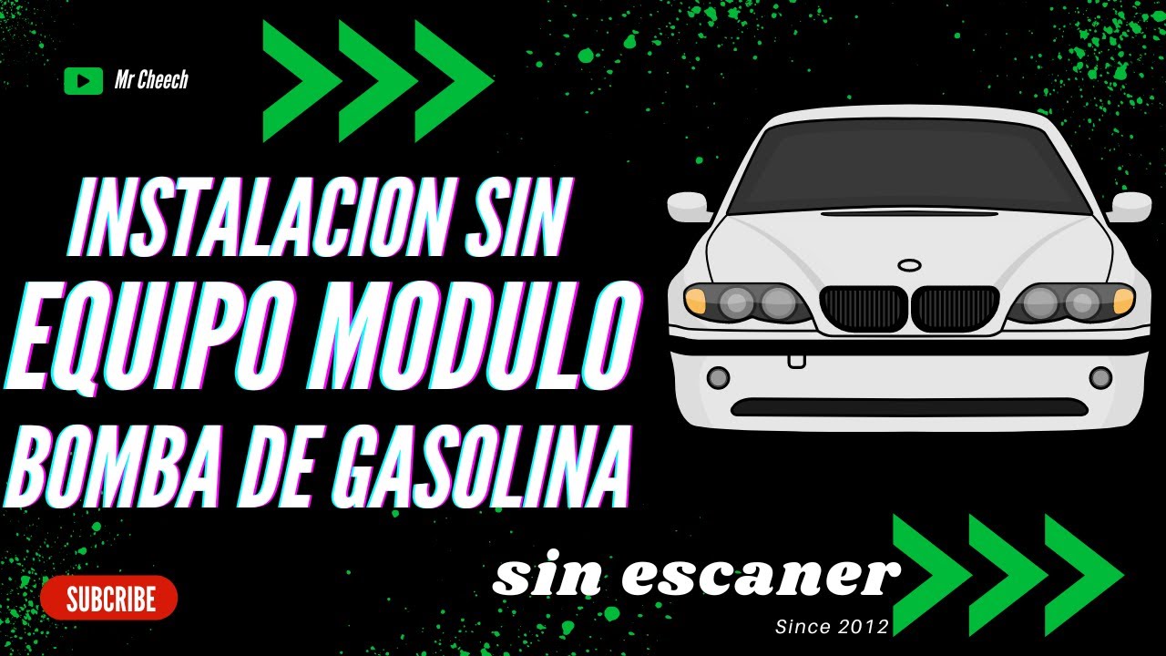 2011 BMW 328 DIAGNOSTICO SE APAGA  REPARACION Y CODIFICACION MODULO DE BOMBA DE GASOLINA SIN ESCANER