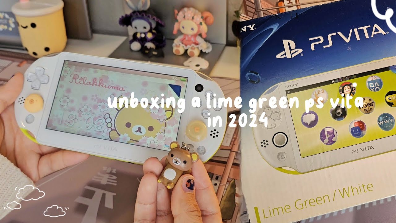 🐣unboxing a modded lime green ps vita ft.buyee