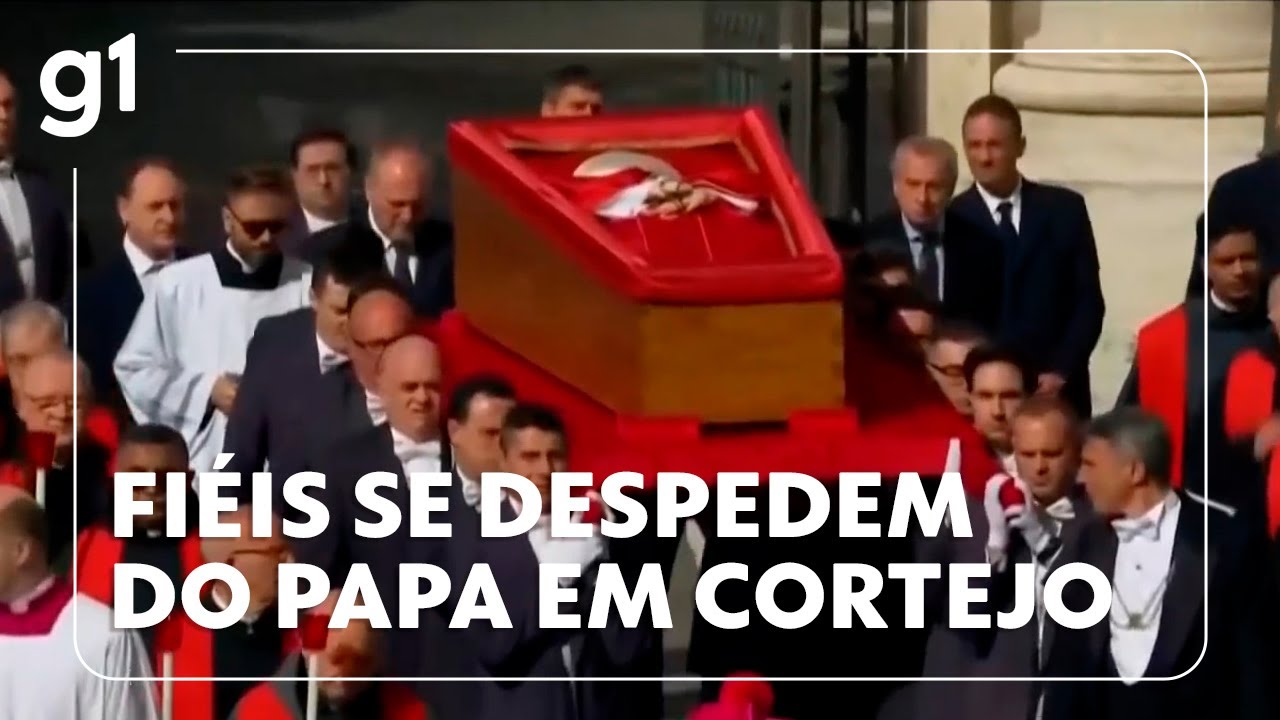 Cortejo com corpo de papa Francisco atrai milhares de fiéis | JORNAL HOJE