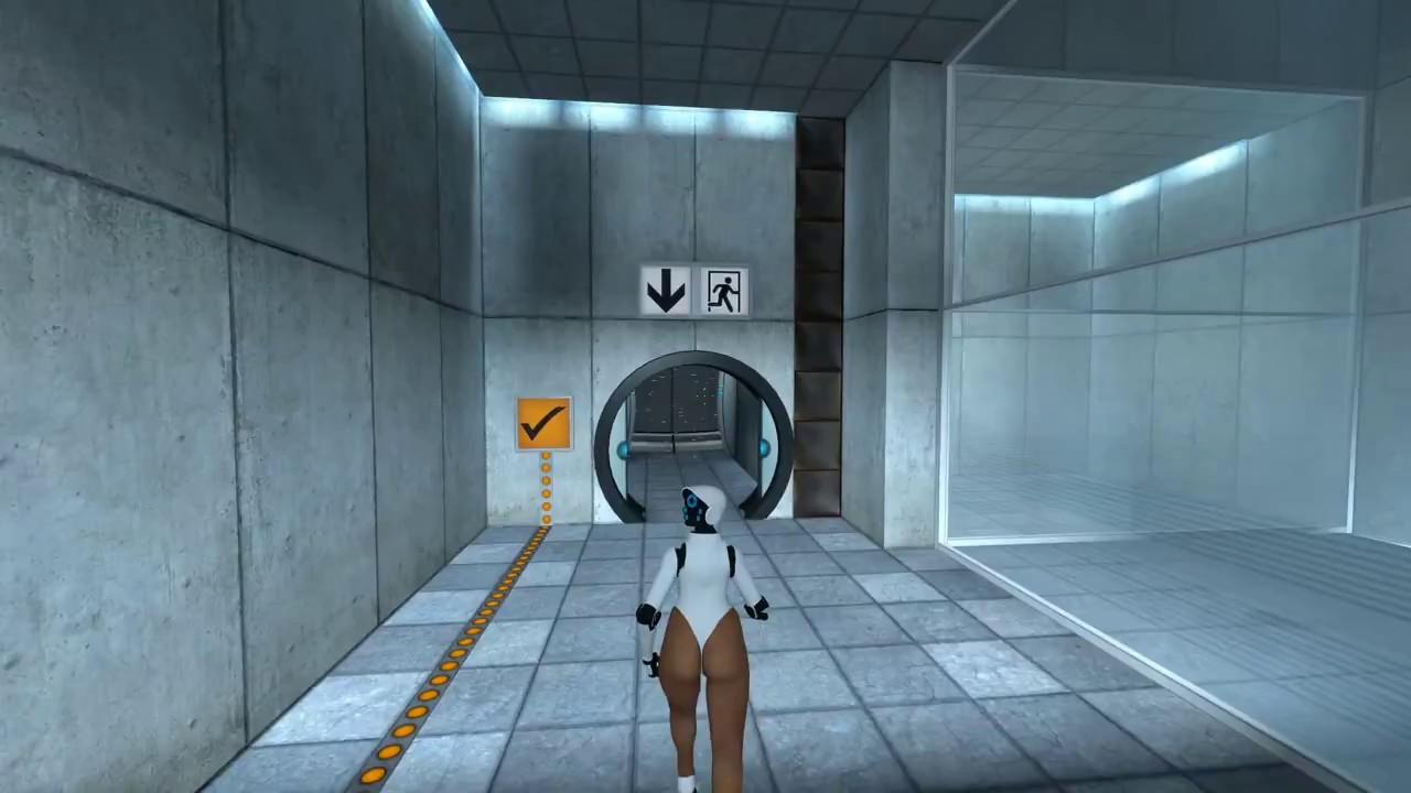 Let's Play - Haydee in Portal, Test Chamber 01