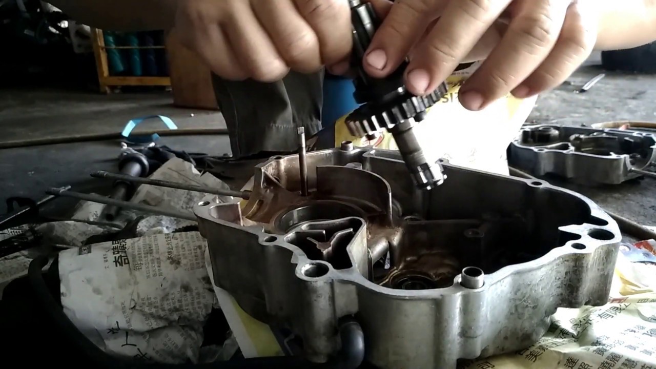 Penjelasan terperinci Bagaimana untuk memasang gear box ex5