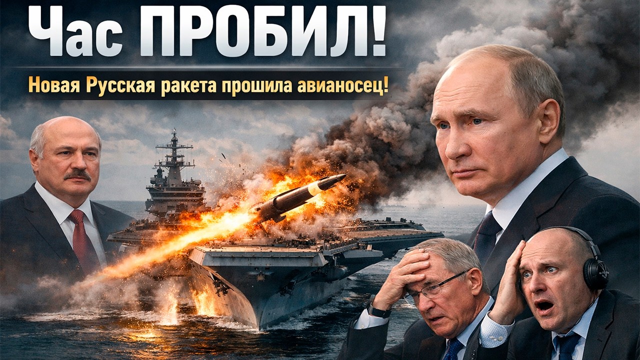 Час ПРОБИЛ! Новая Русская ракета прошила авианосец насквозь — Западные эксперты признали бессилие