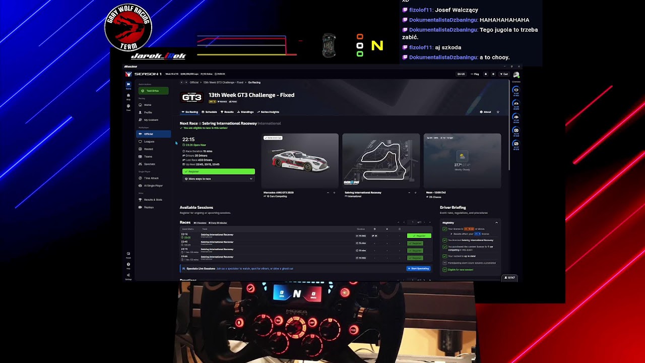 iRacing | Test kierownicy Moza KS Pro