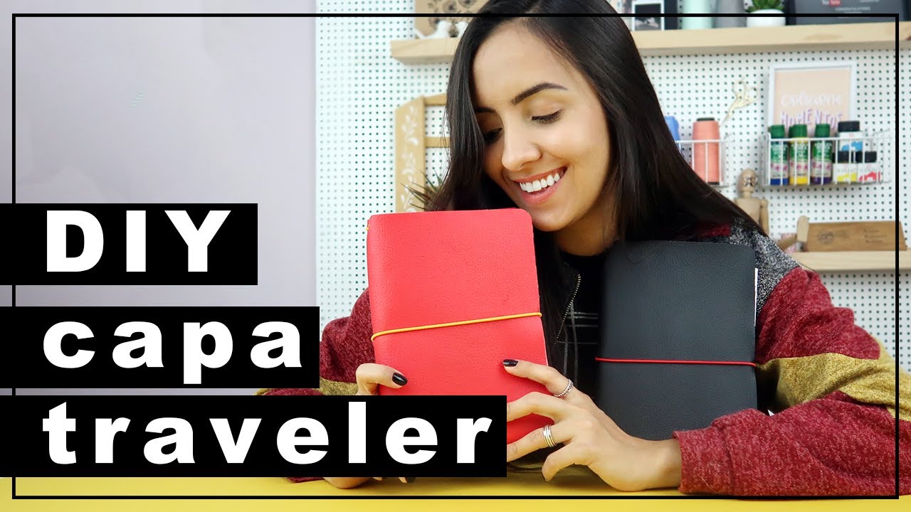 Como fazer capa traveler (midori) para planner e cadernos