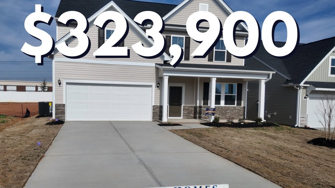 TOURING this $323,900 New Construction home in Spartanburg, SC